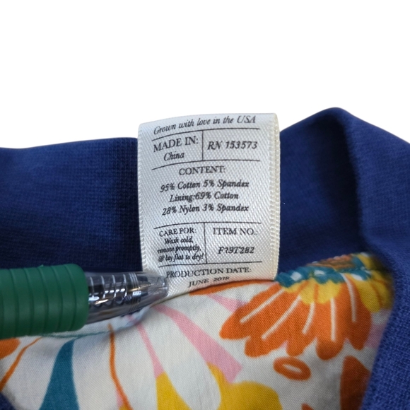 Wildflowers Be Bold Stand Up Girls Ruffle Multicolor Patchwork Jacket  - Size 8 - Picture 3 of 8